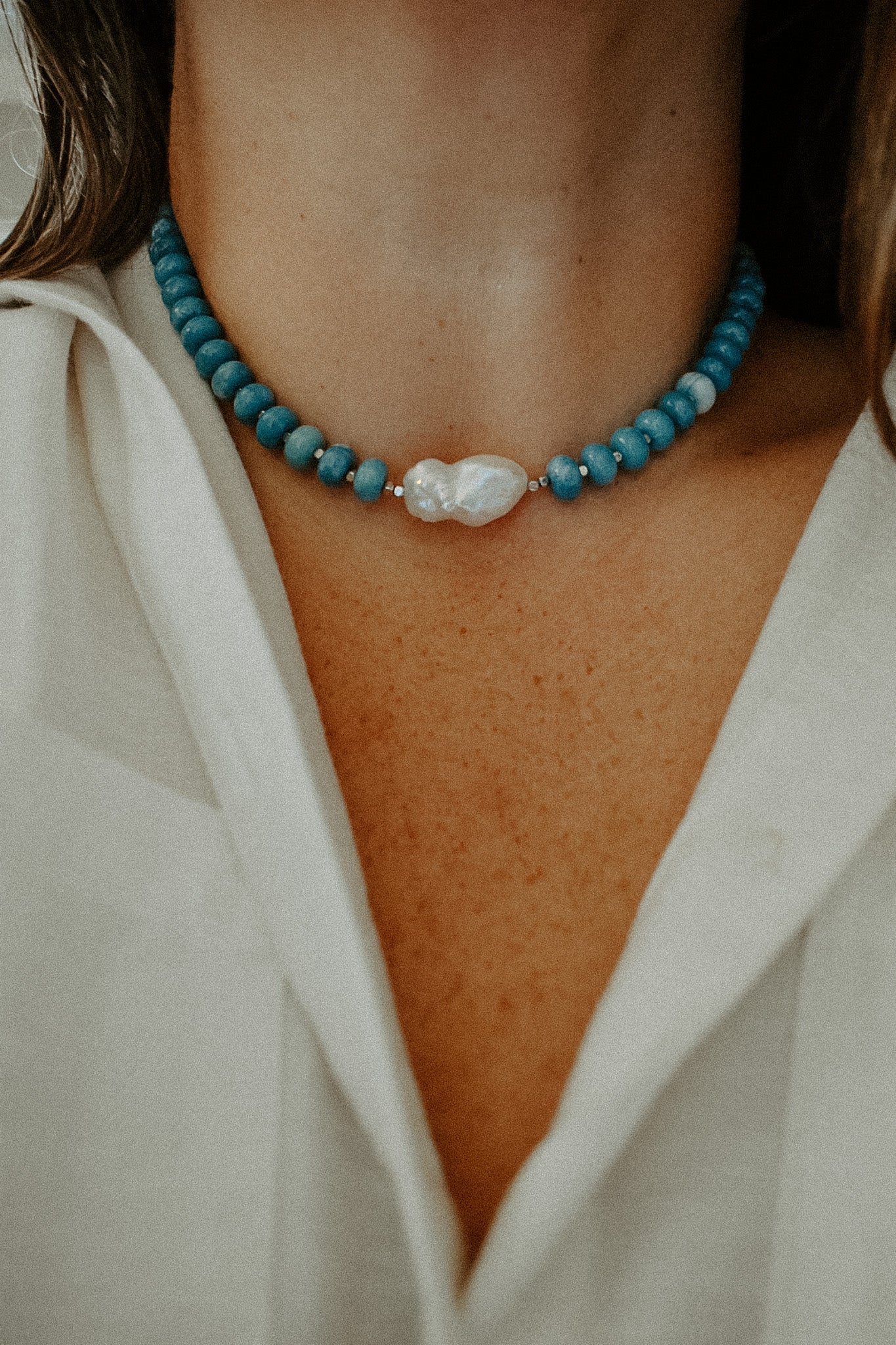 Summer Blues Choker