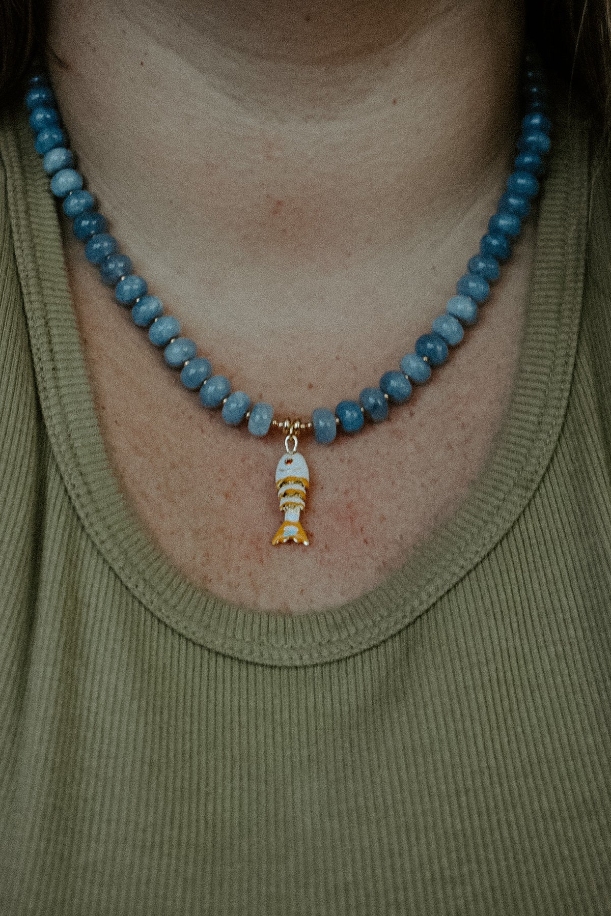 Keep Swimming Necklace