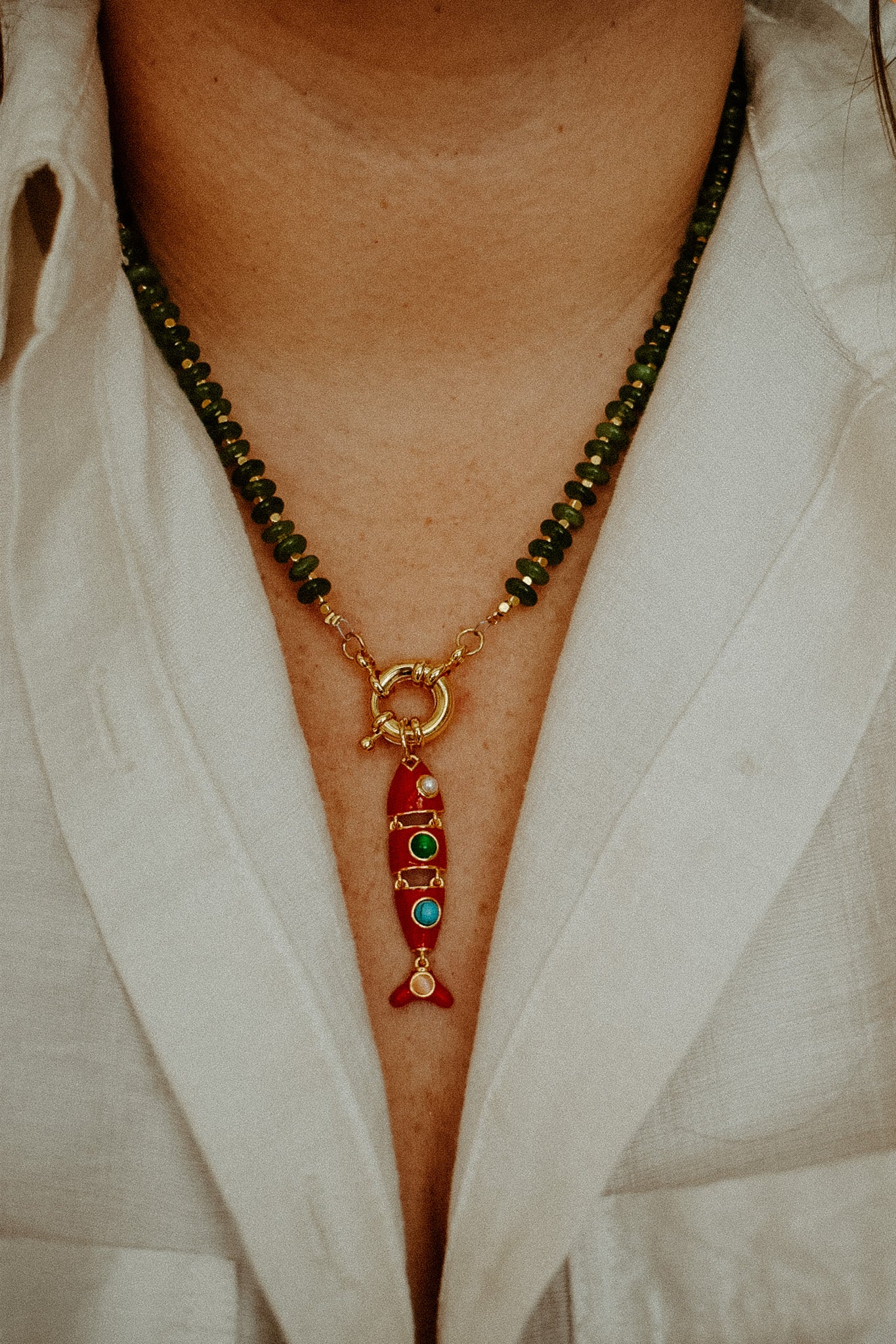 Keep Swimming Necklace