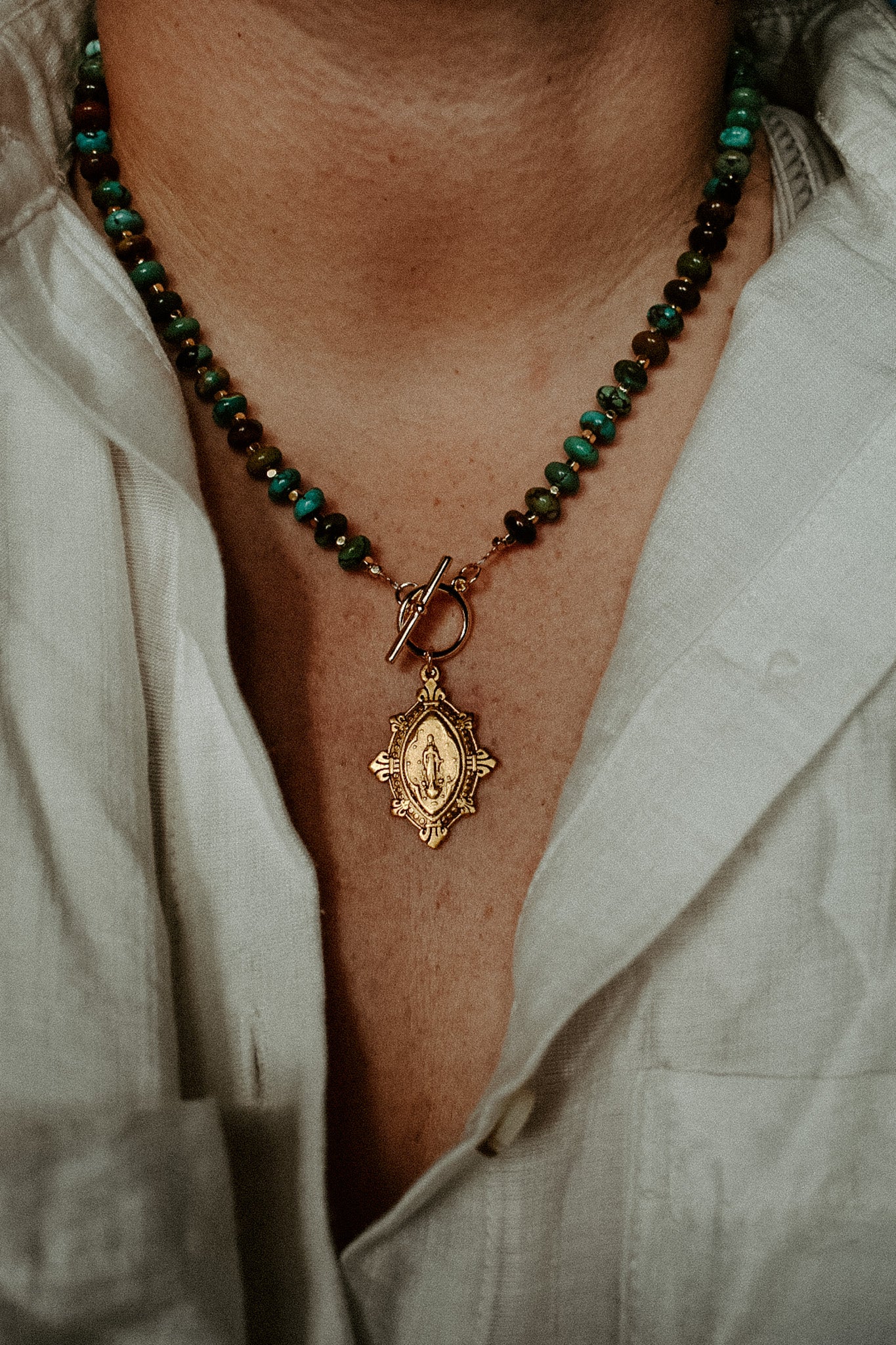 Virgin Mary Necklace