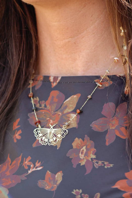 Flutter Into Fall Necklace
