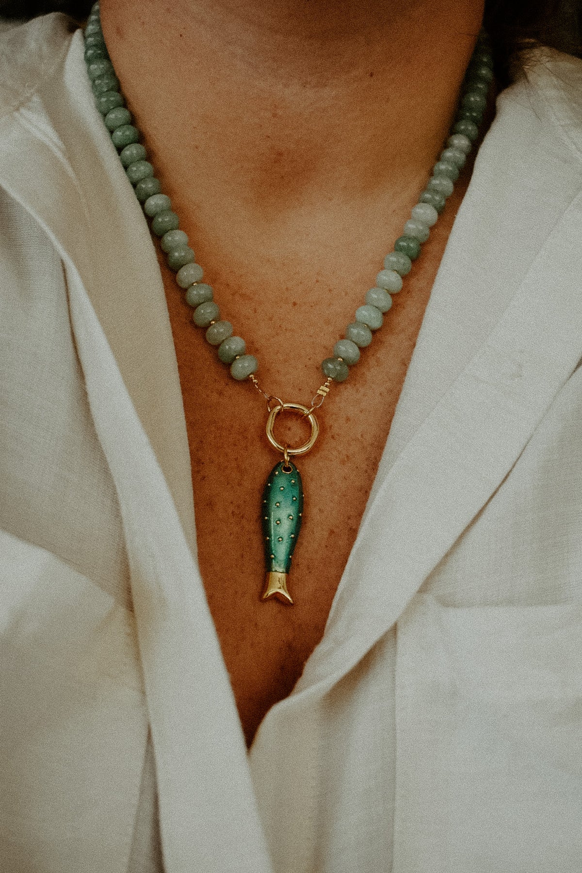 Keep Swimming Necklace