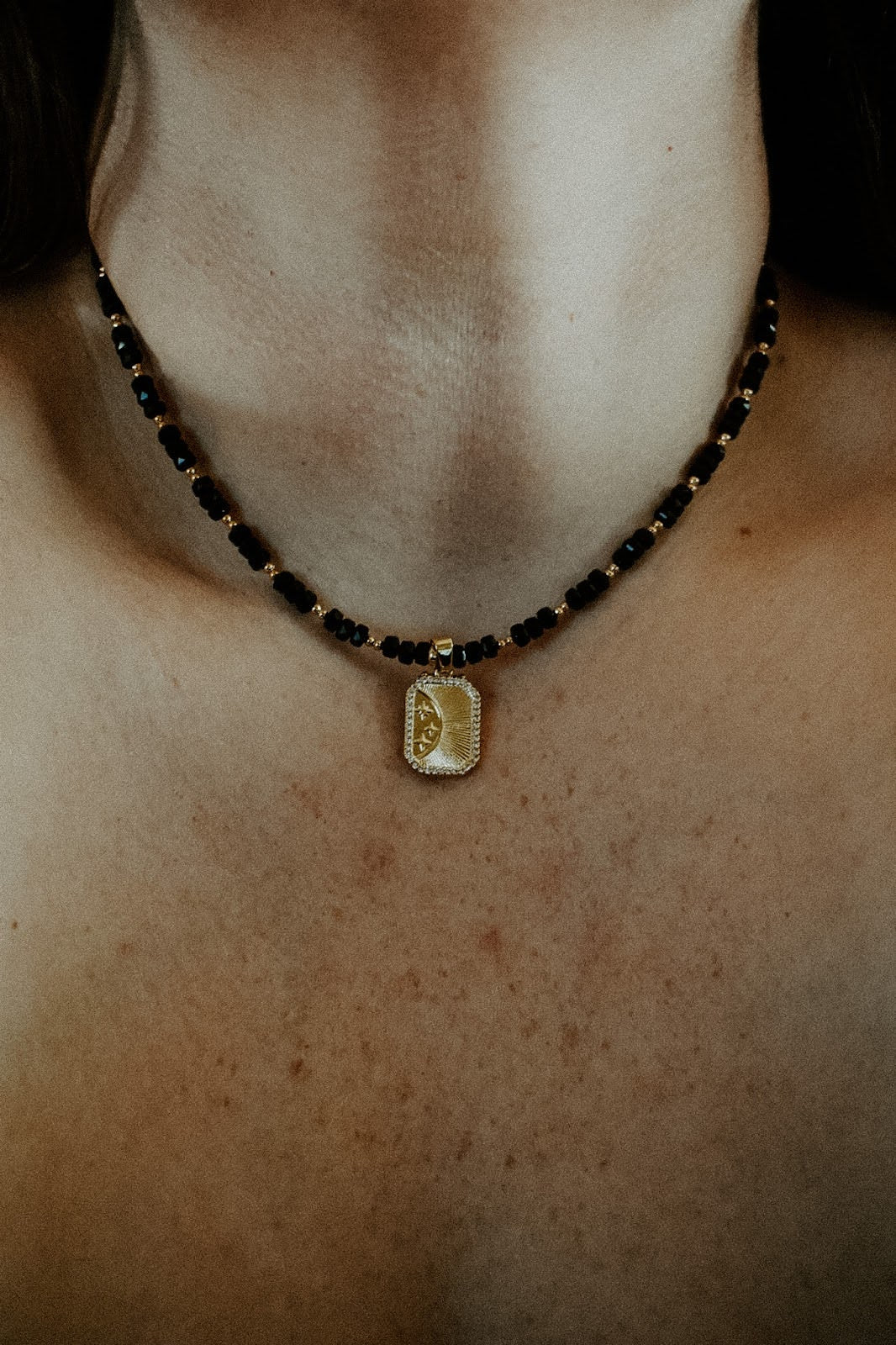 Midnight Court Amulet Necklace