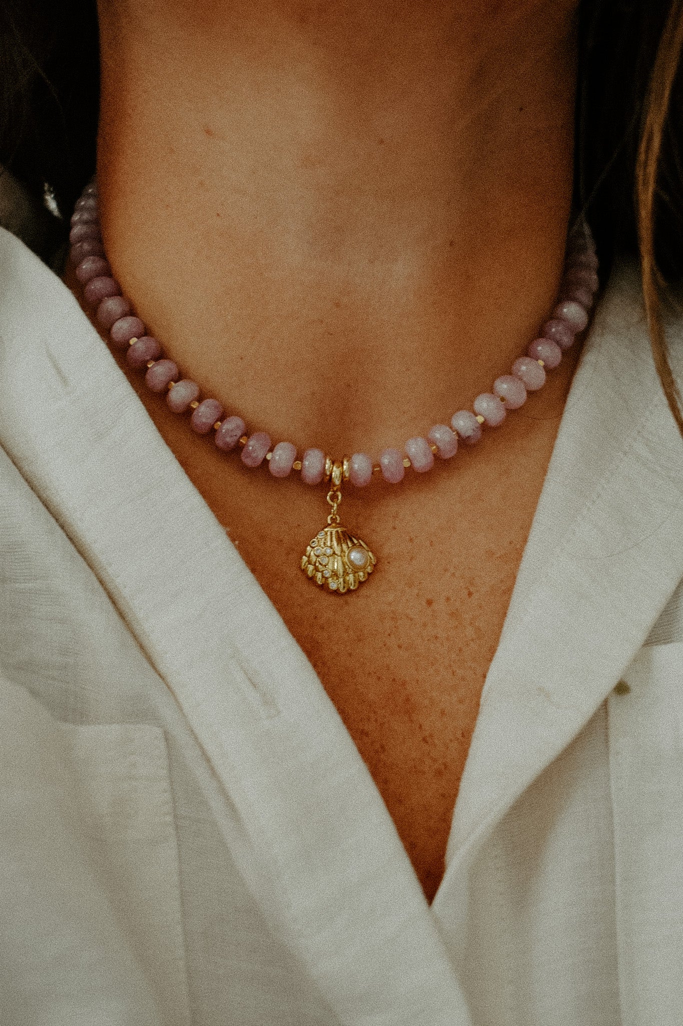 Seashell Sunset Necklace