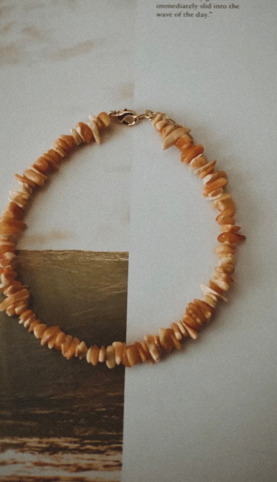 Mellow Yellow Anklet