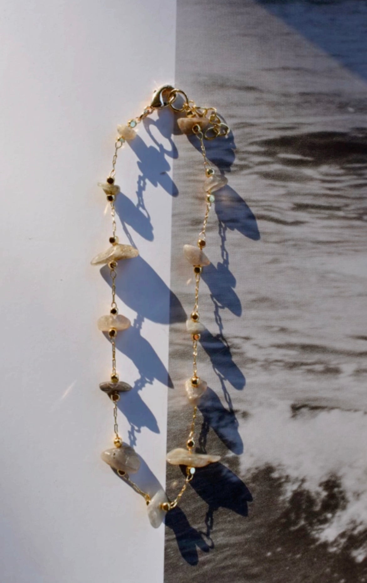 Labradorite Luna Anklet