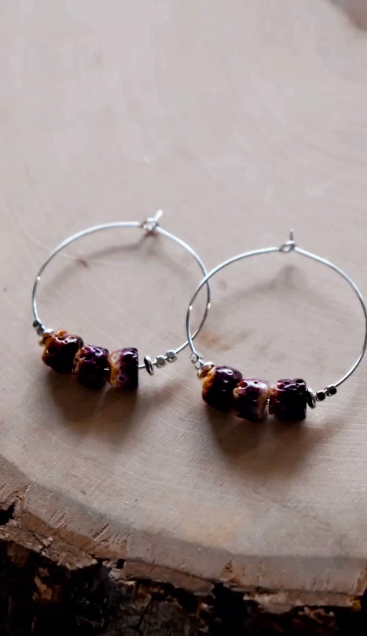 Purple Rain Earrings