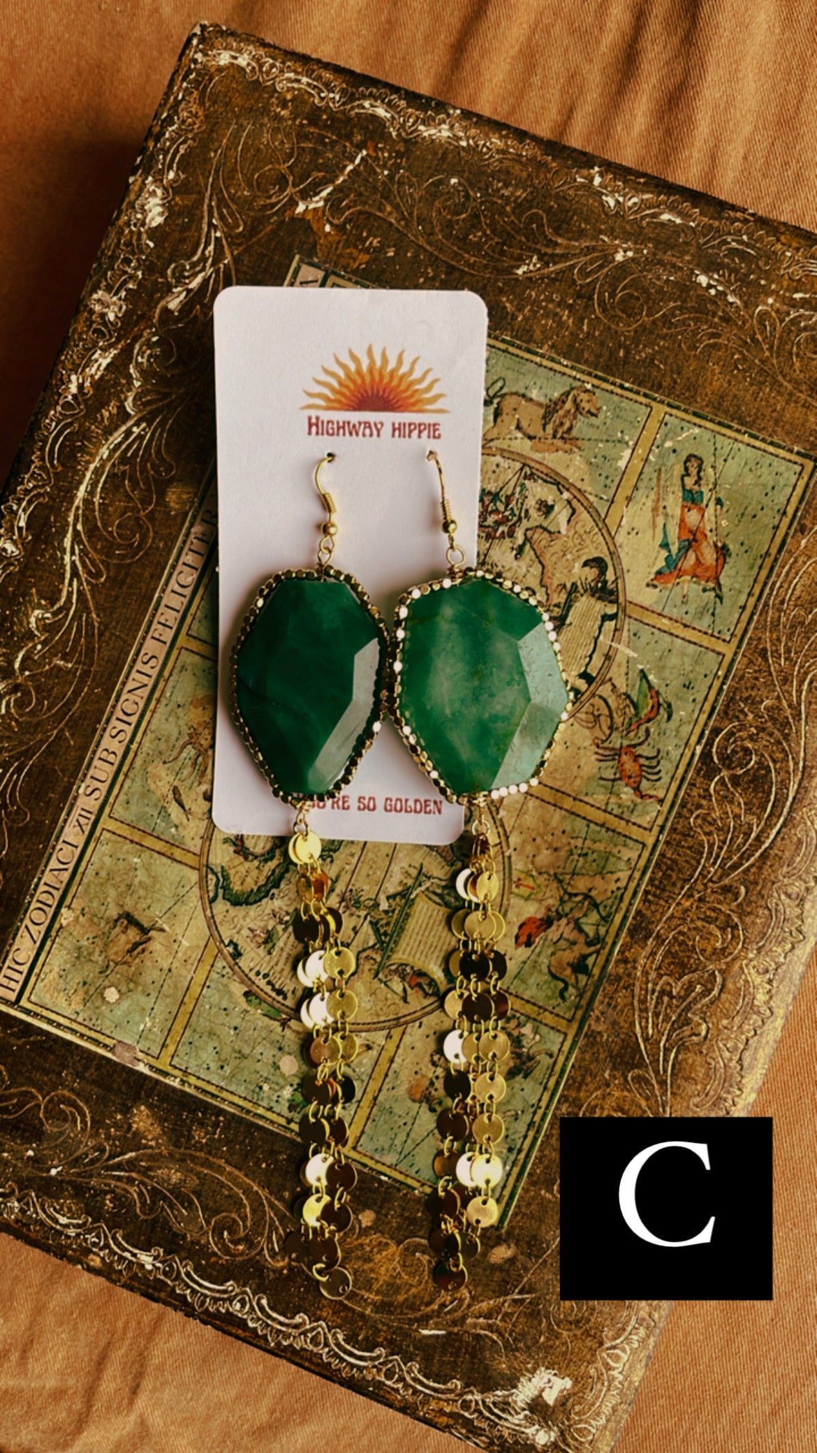 Emerald City Earrings