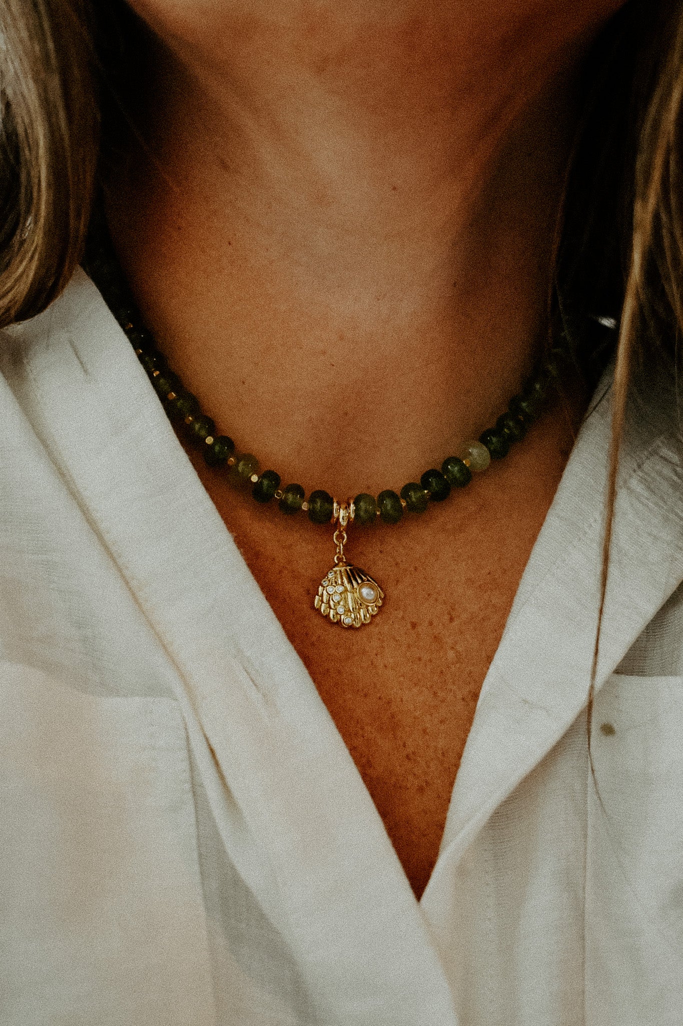 Seashell Sunset Necklace