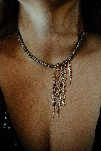 Chandelier Fringe Necklace