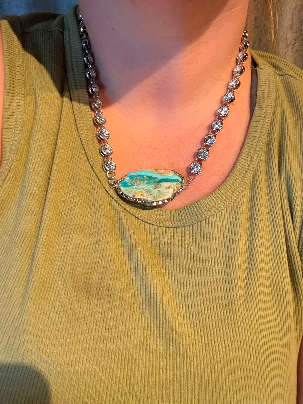 Big Shot Necklace- Silver