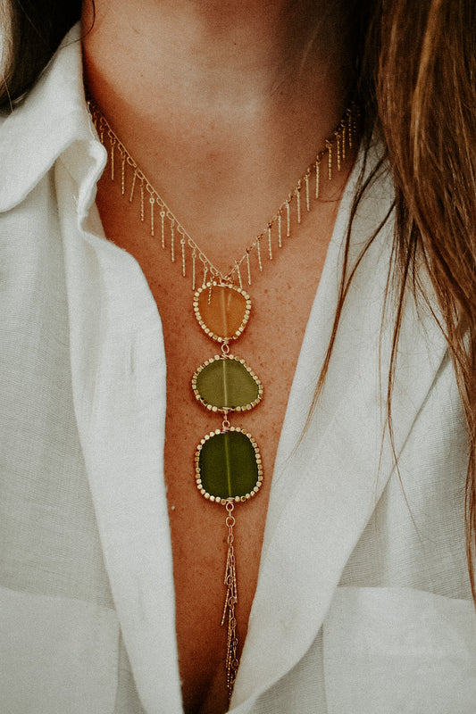 Sea Glass Lariat 6