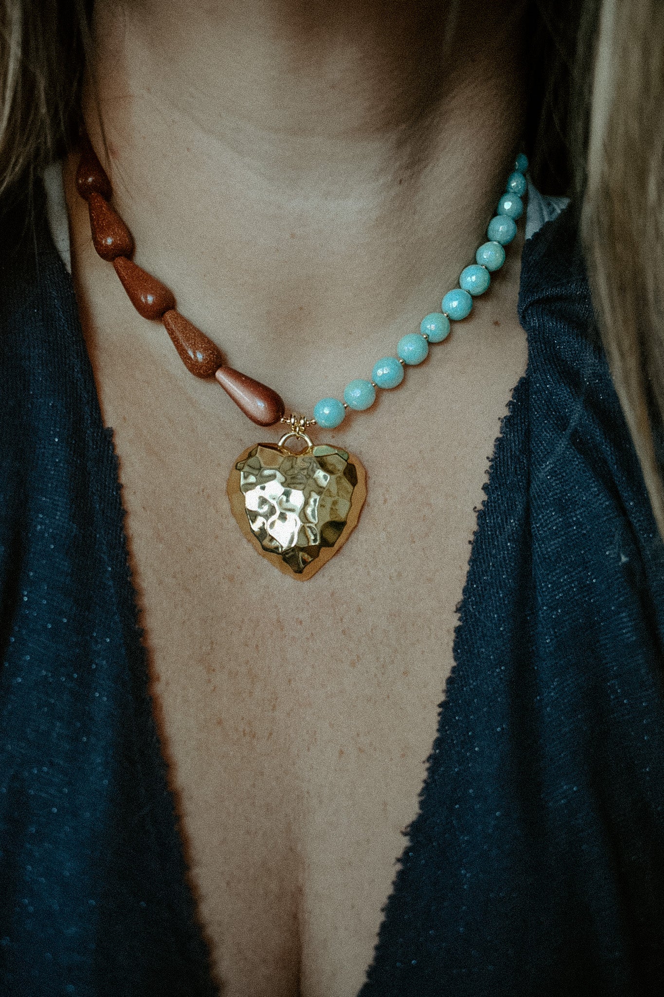 Golden Heart Necklace