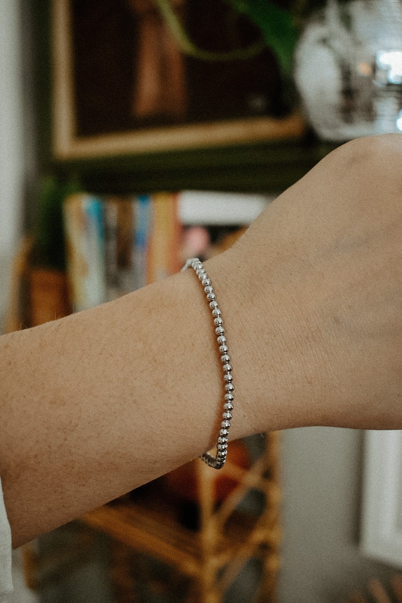 Silver Plated Stretch Bracelet