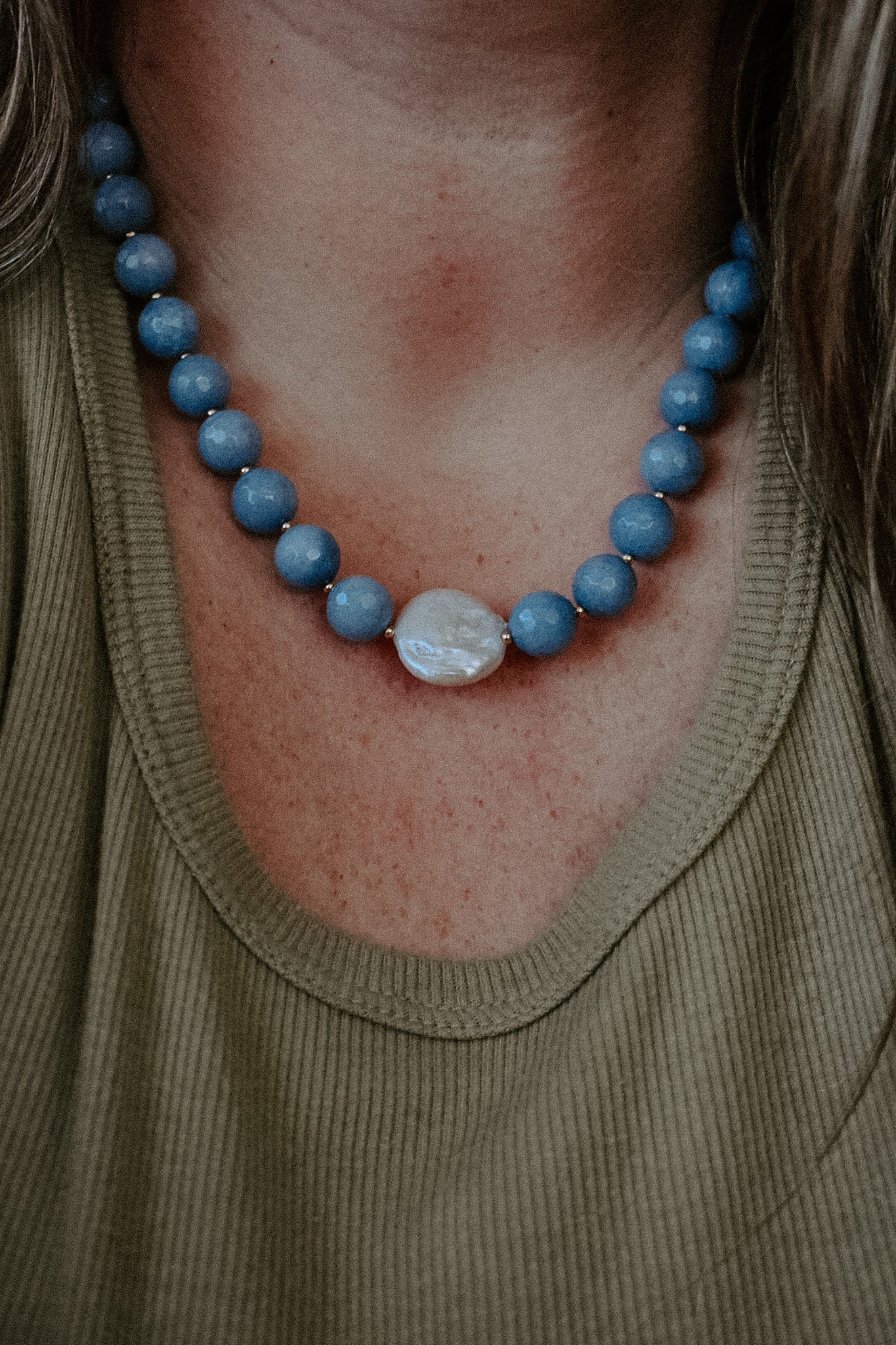 Blue Moon Necklace