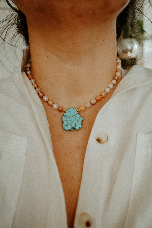 Pink Horizon Necklace