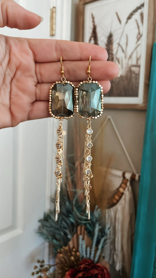 The Gypsy Earrings - Forest Green