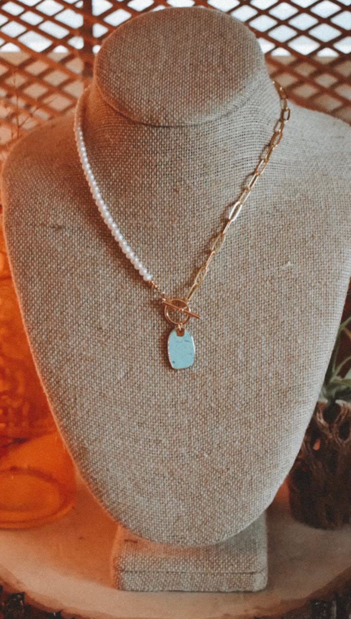Vintage Blue Necklace