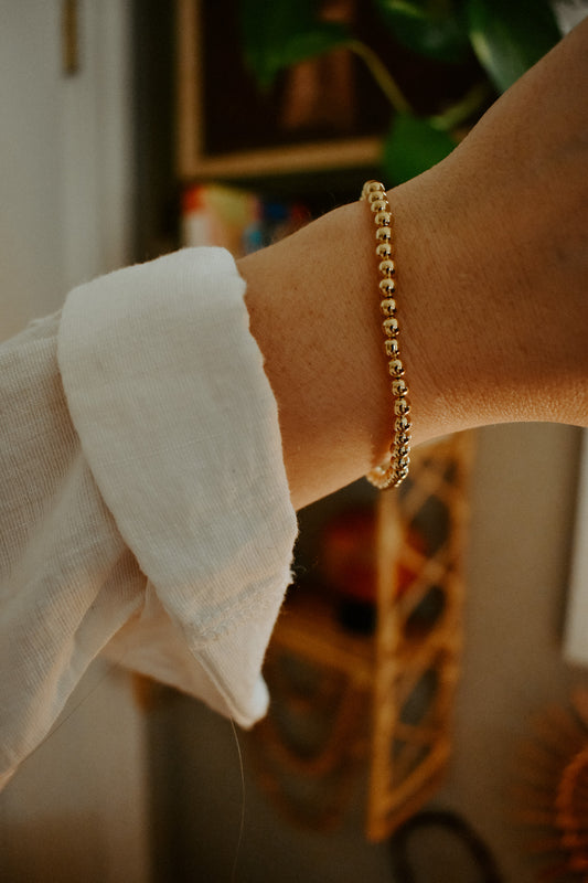 14k gold plated stainless steel beads