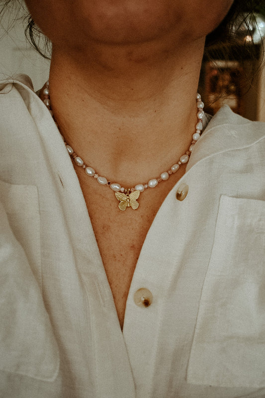 Pink Clouds Necklace