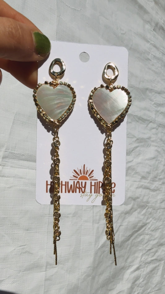 Heart of the Ocean Earrings
