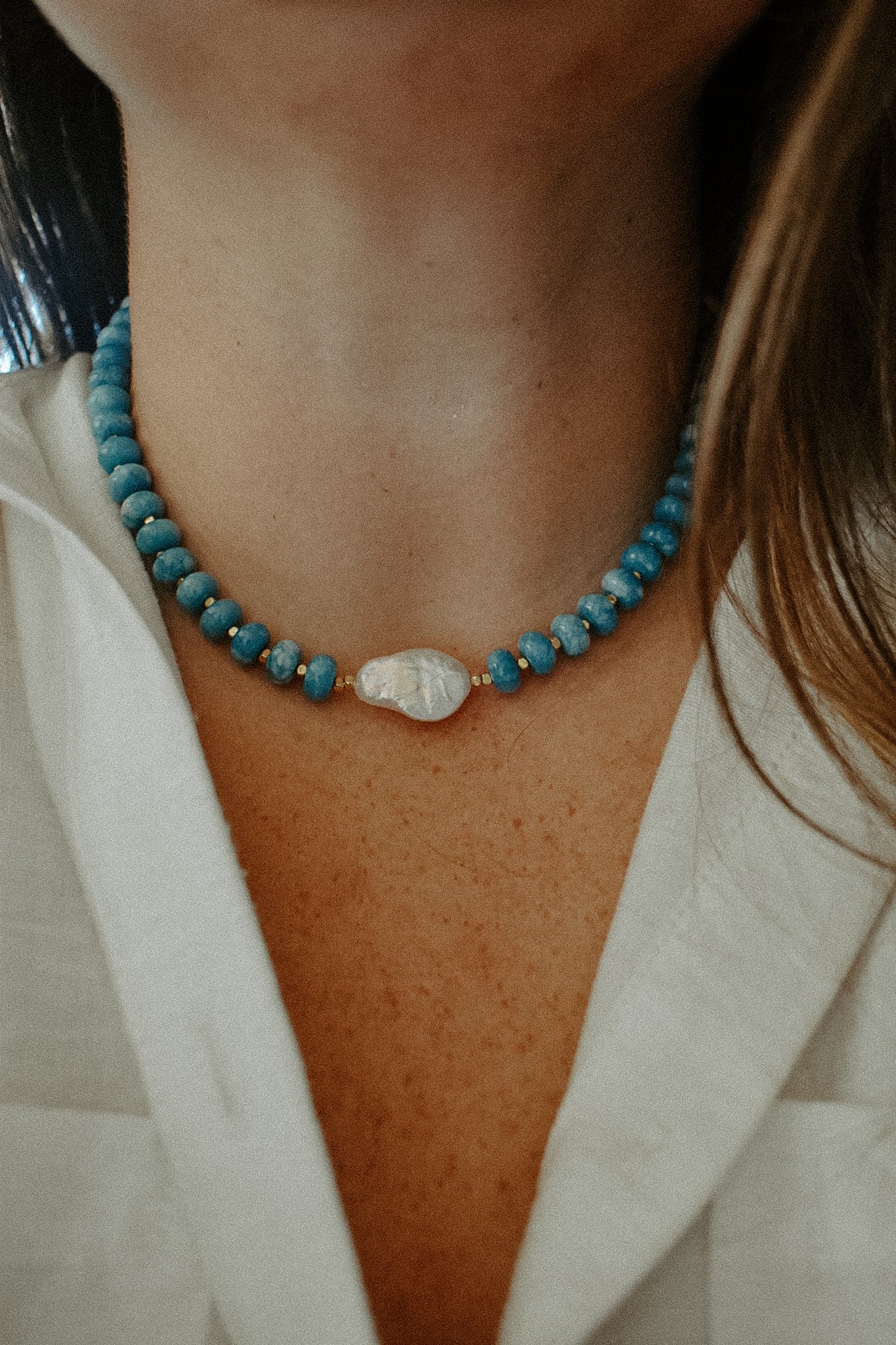 Summer Blues Choker