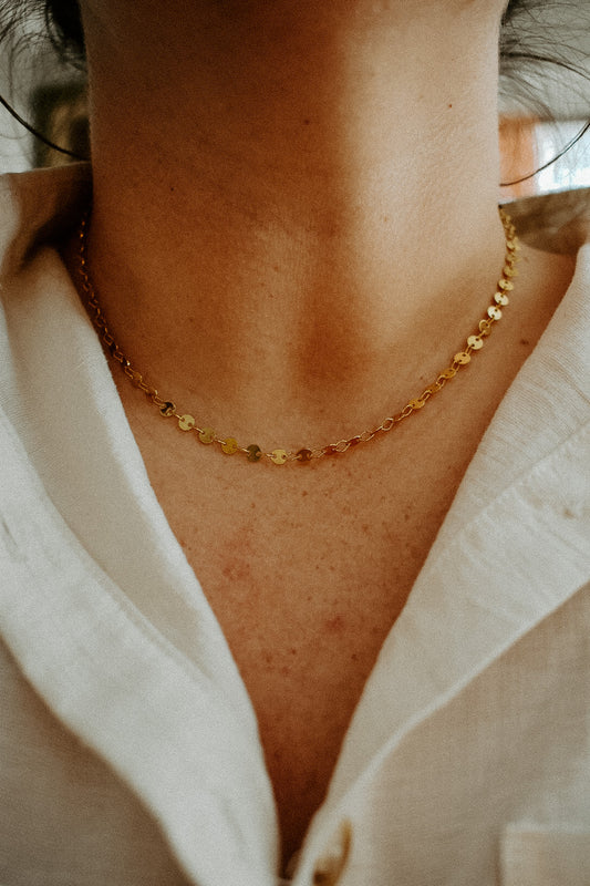Sequin Chain Necklace