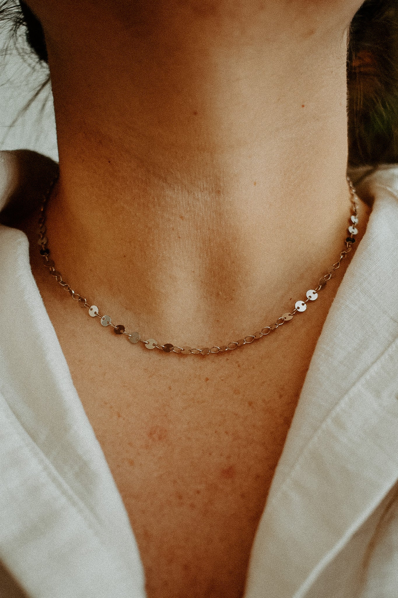 Sequin Chain Necklace