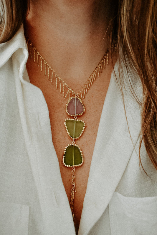 Sea Glass Lariat 4