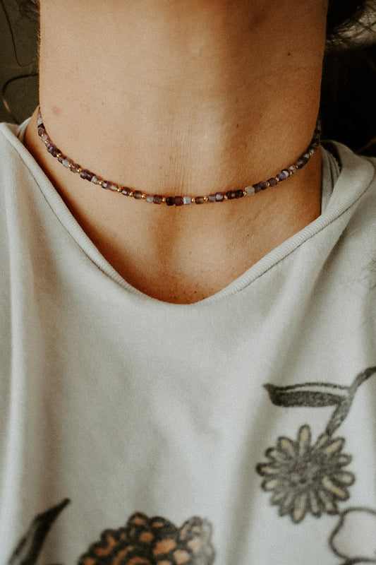 Amethyst Choker