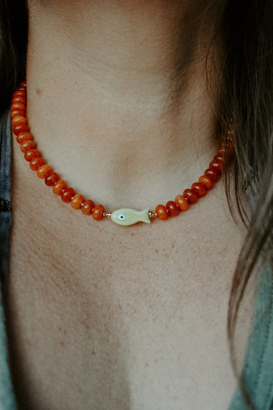 Keep Swimming Necklace