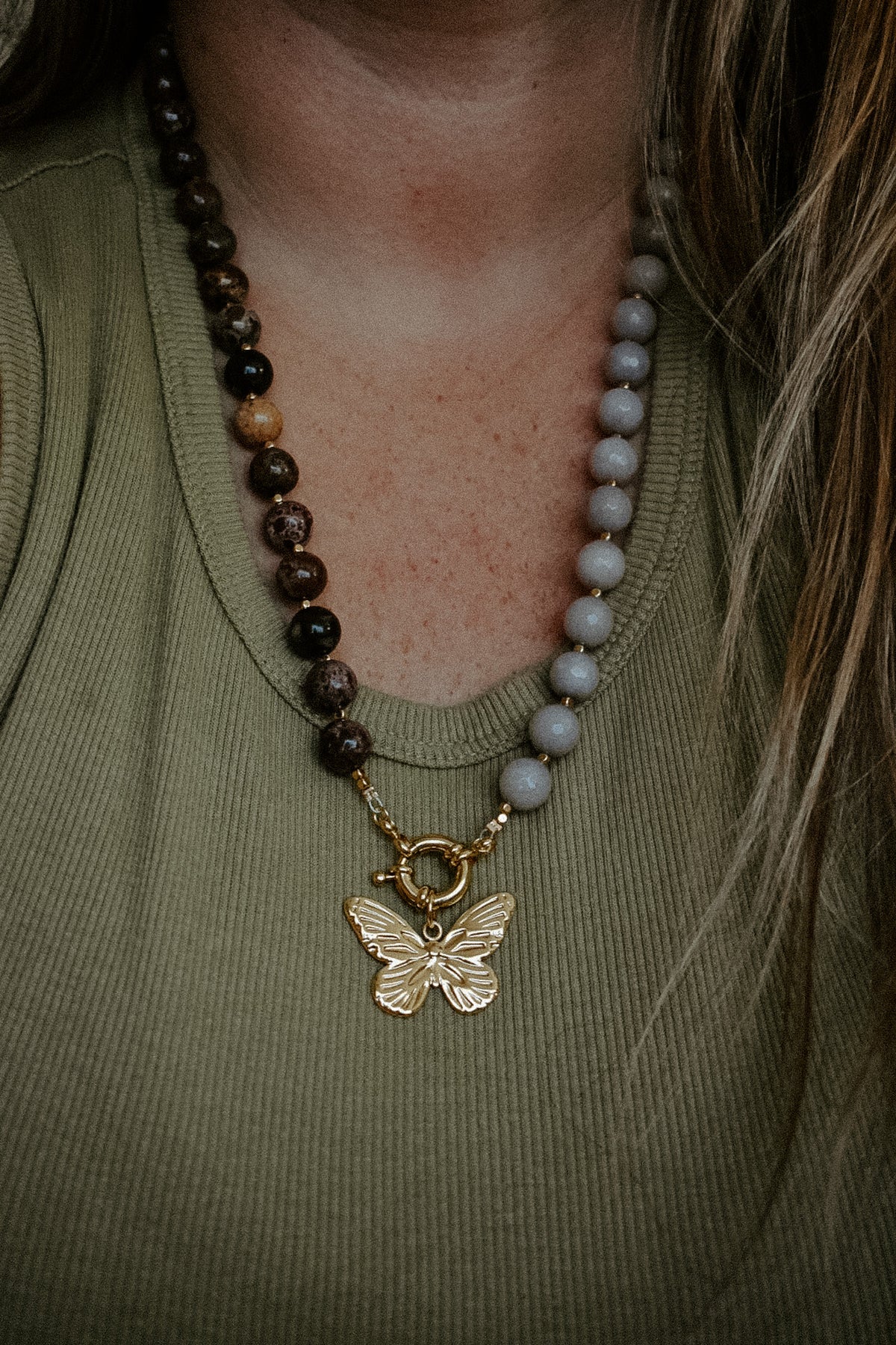 Moonlight Butterfly Necklace