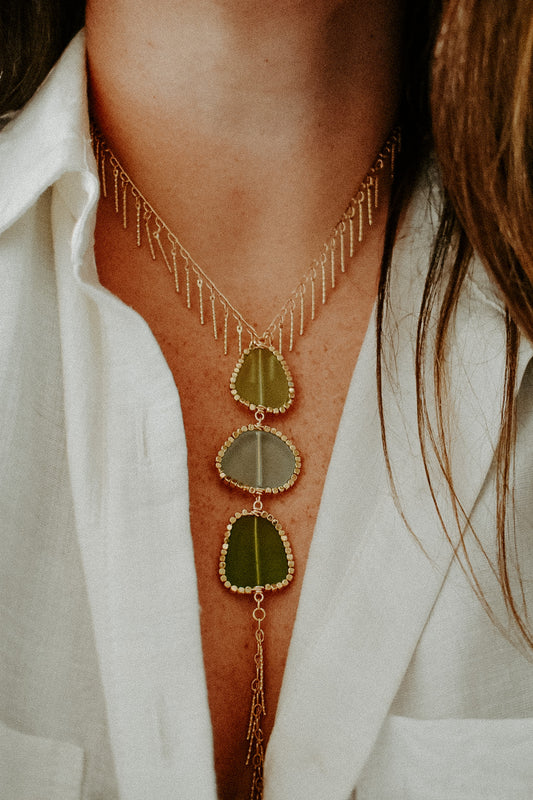 Sea Glass Lariat 5