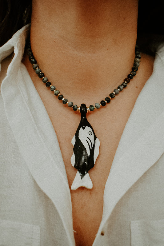 Keep Swimming Necklace