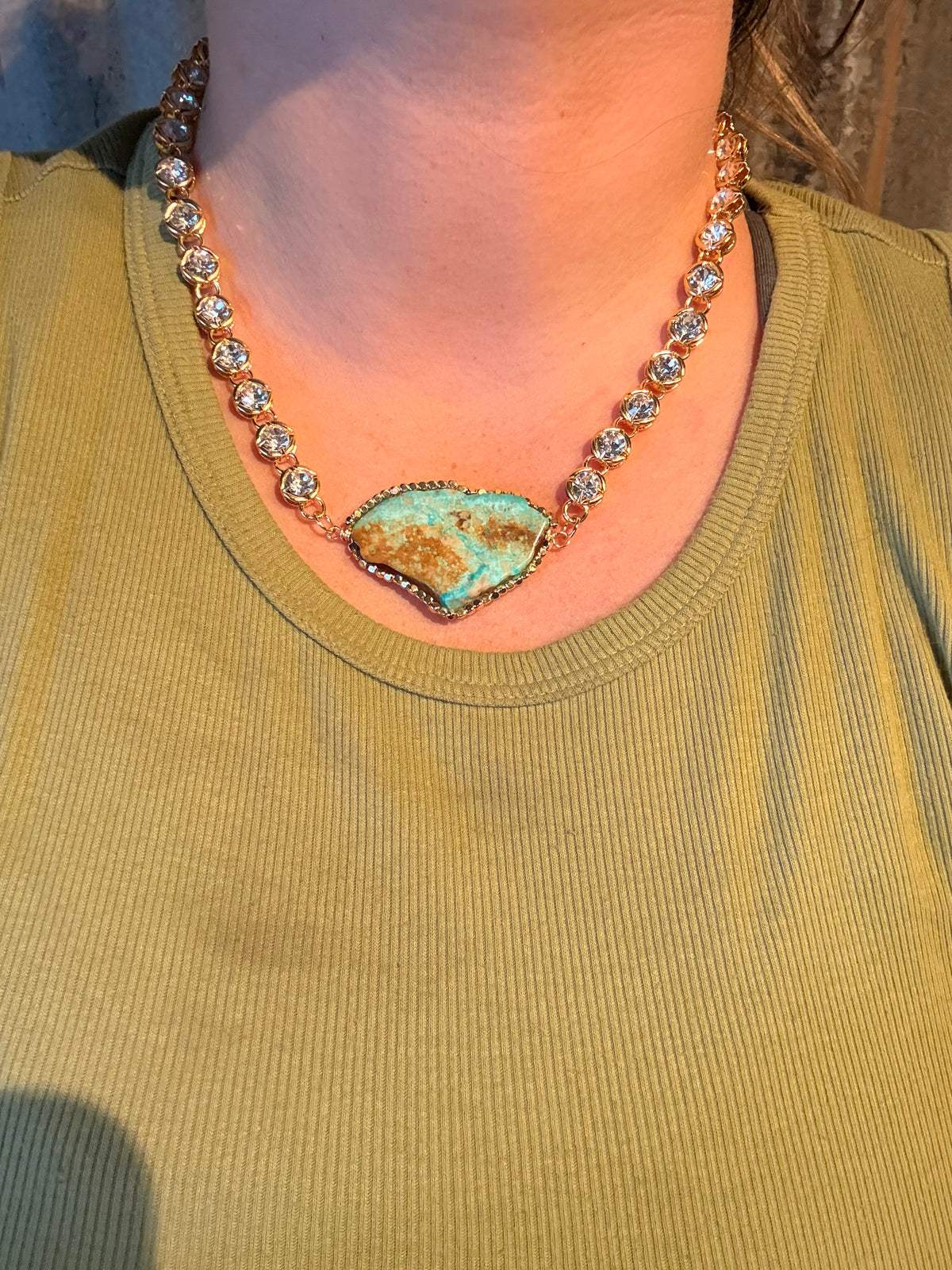 Big Shot Necklace- Gold