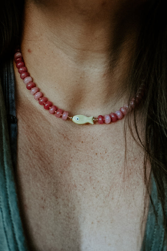 Keep Swimming Necklace