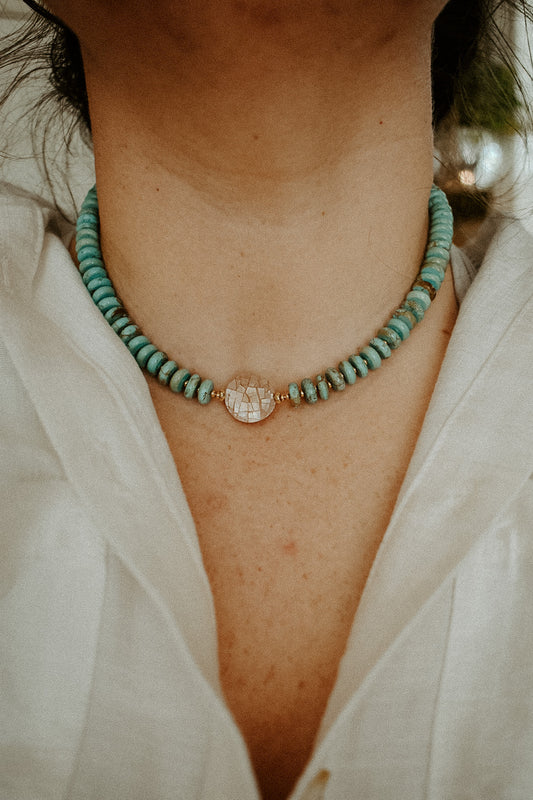 Pink Moon Dust Necklace