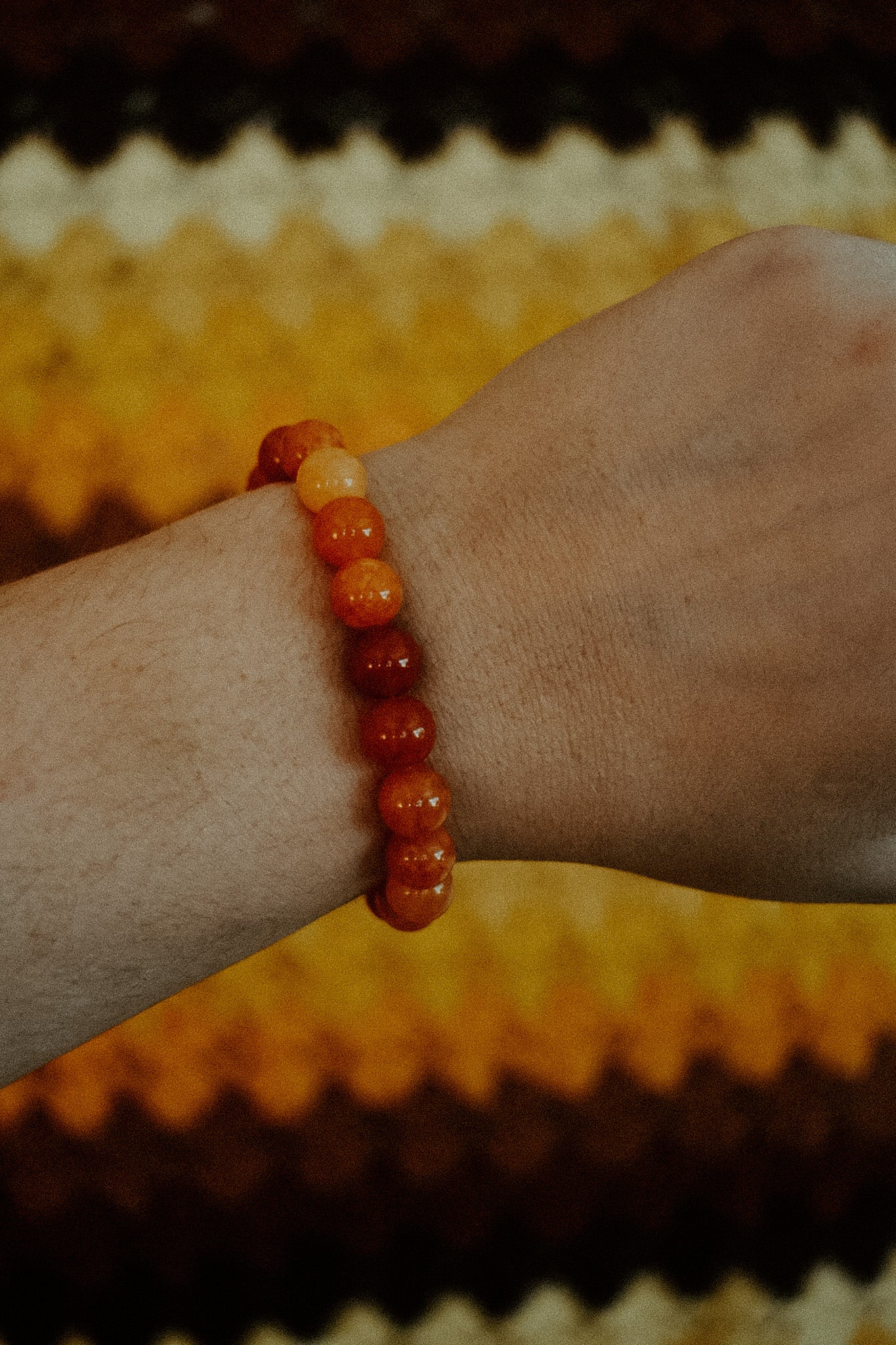 Vintage Orange Bracelet