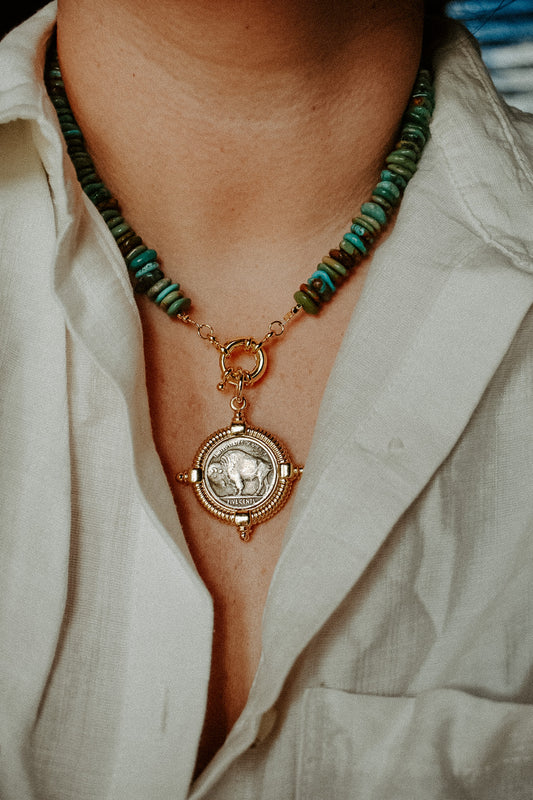 Buffalo Coin Necklace