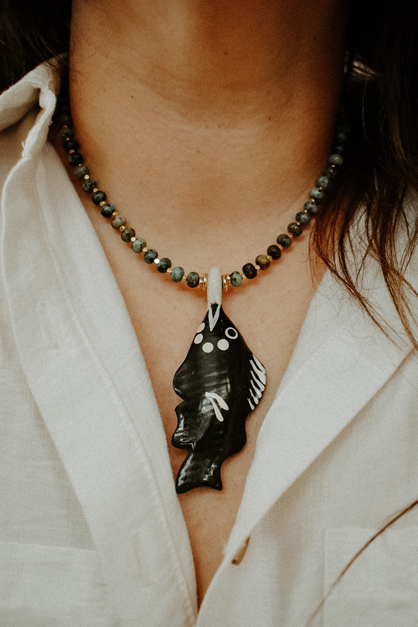 Keep Swimming Necklace