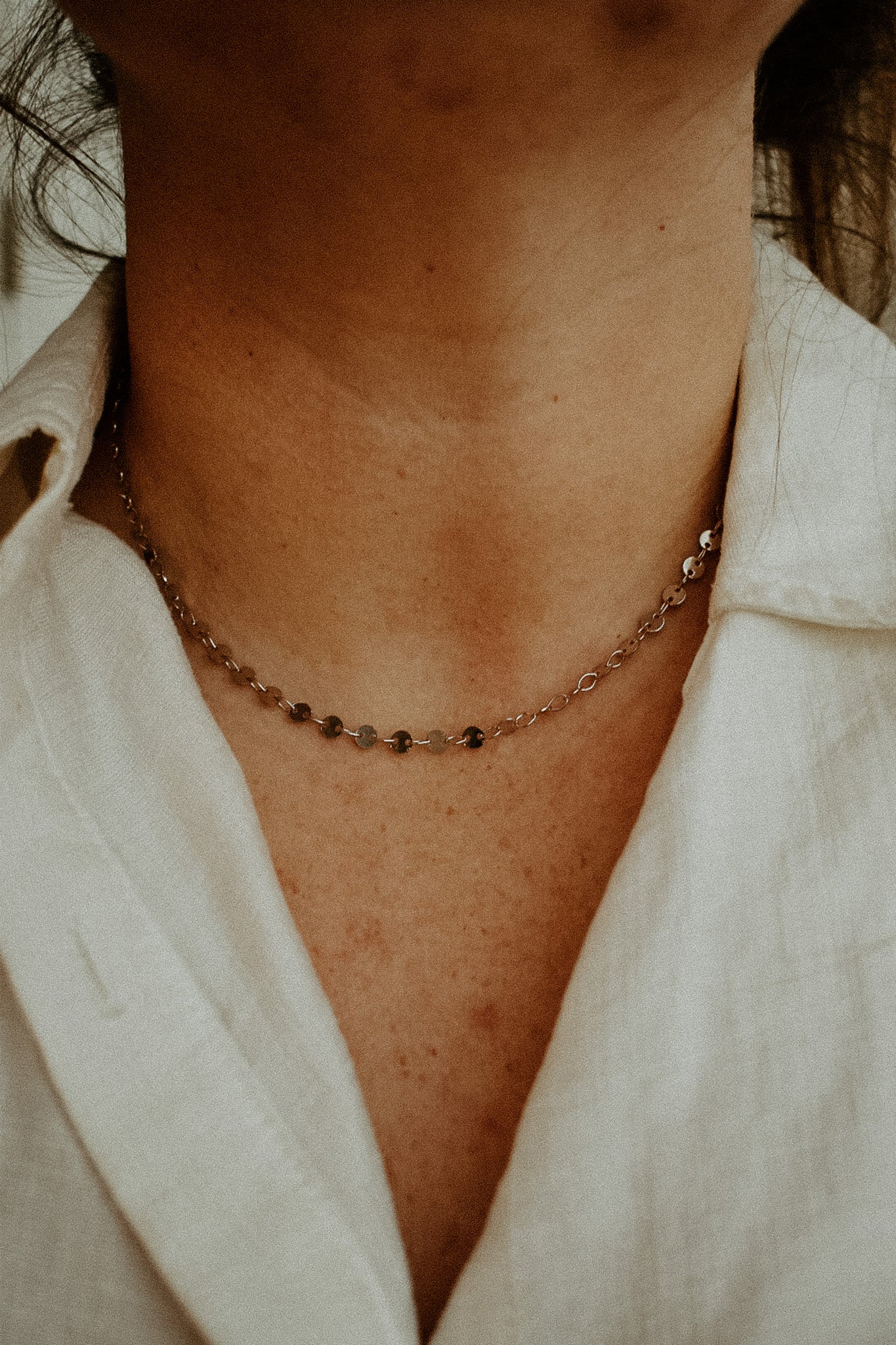 Sequin Chain Necklace