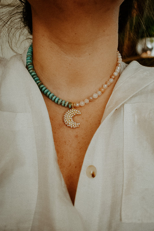 Over the Moon Necklace