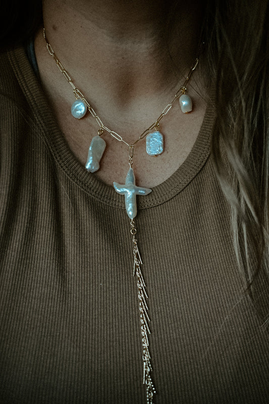 Beach Pearl Necklace