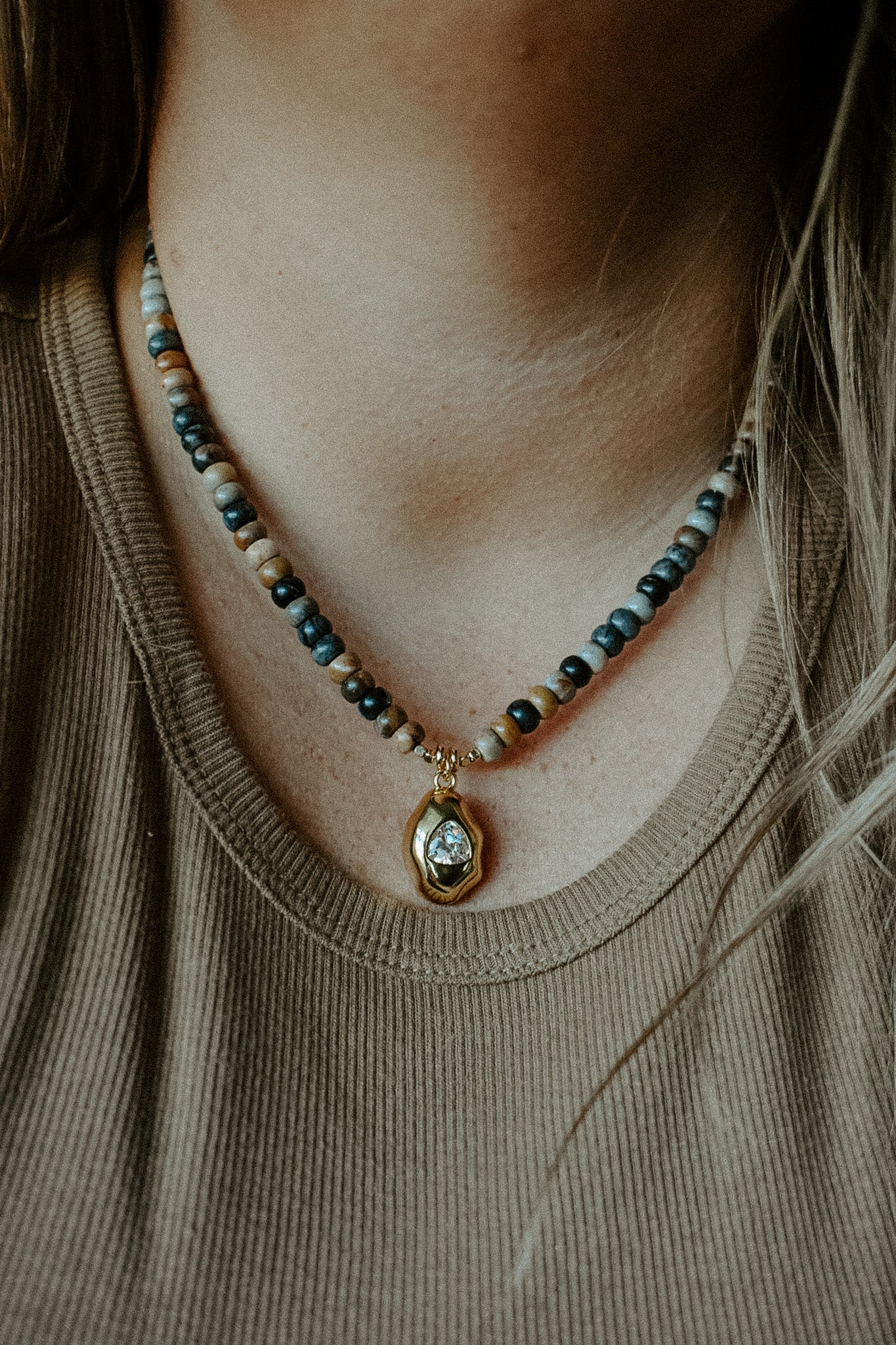 Black Sand Beach Necklace