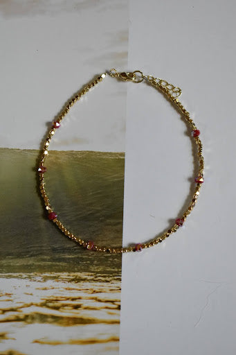 Boho Blush Anklet