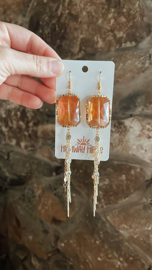 The Gypsy Earrings - Tequila Sunrise