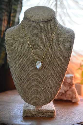 Champagne Keishi Pearl Necklace