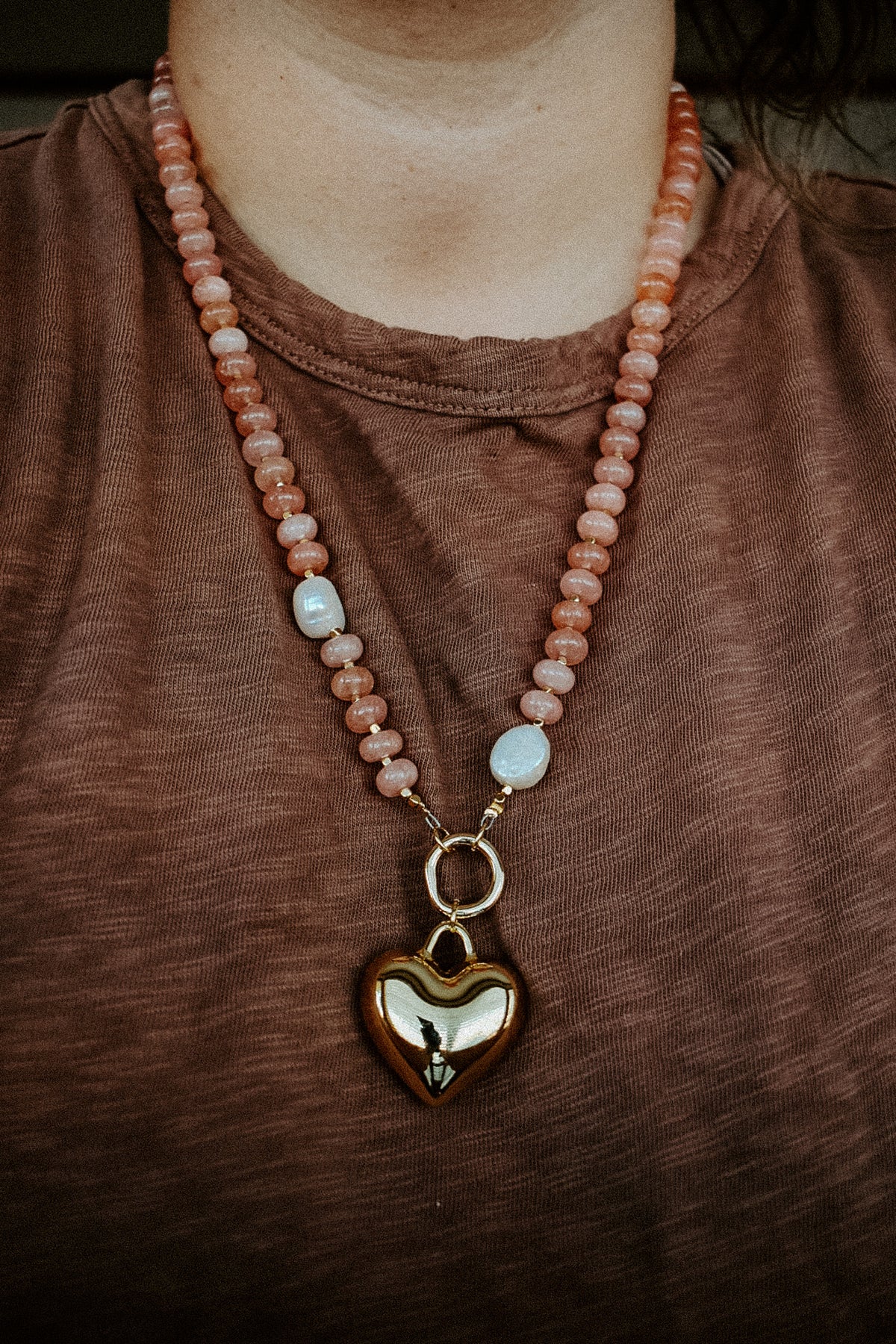 Corazon de Oro Necklace