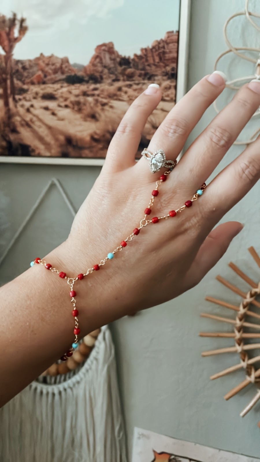 The Coral Hand Chain