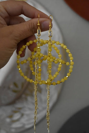 Dazed Earrings • Dyed Jade